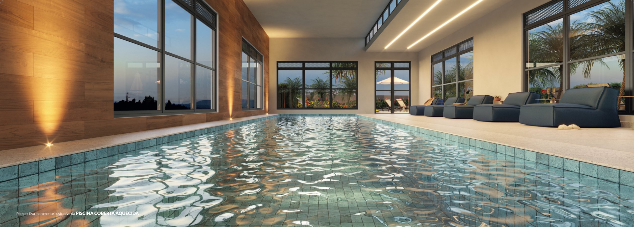 Piscina Coberta e Aquecida