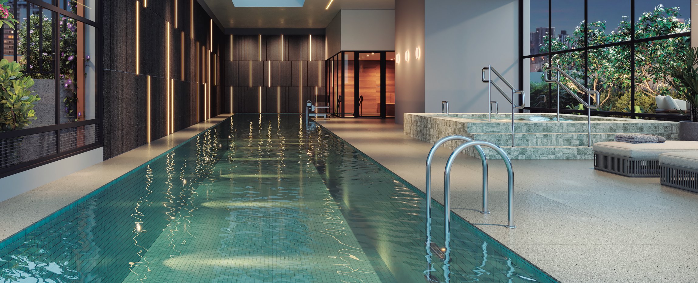 Piscina Coberta e Aquecida
