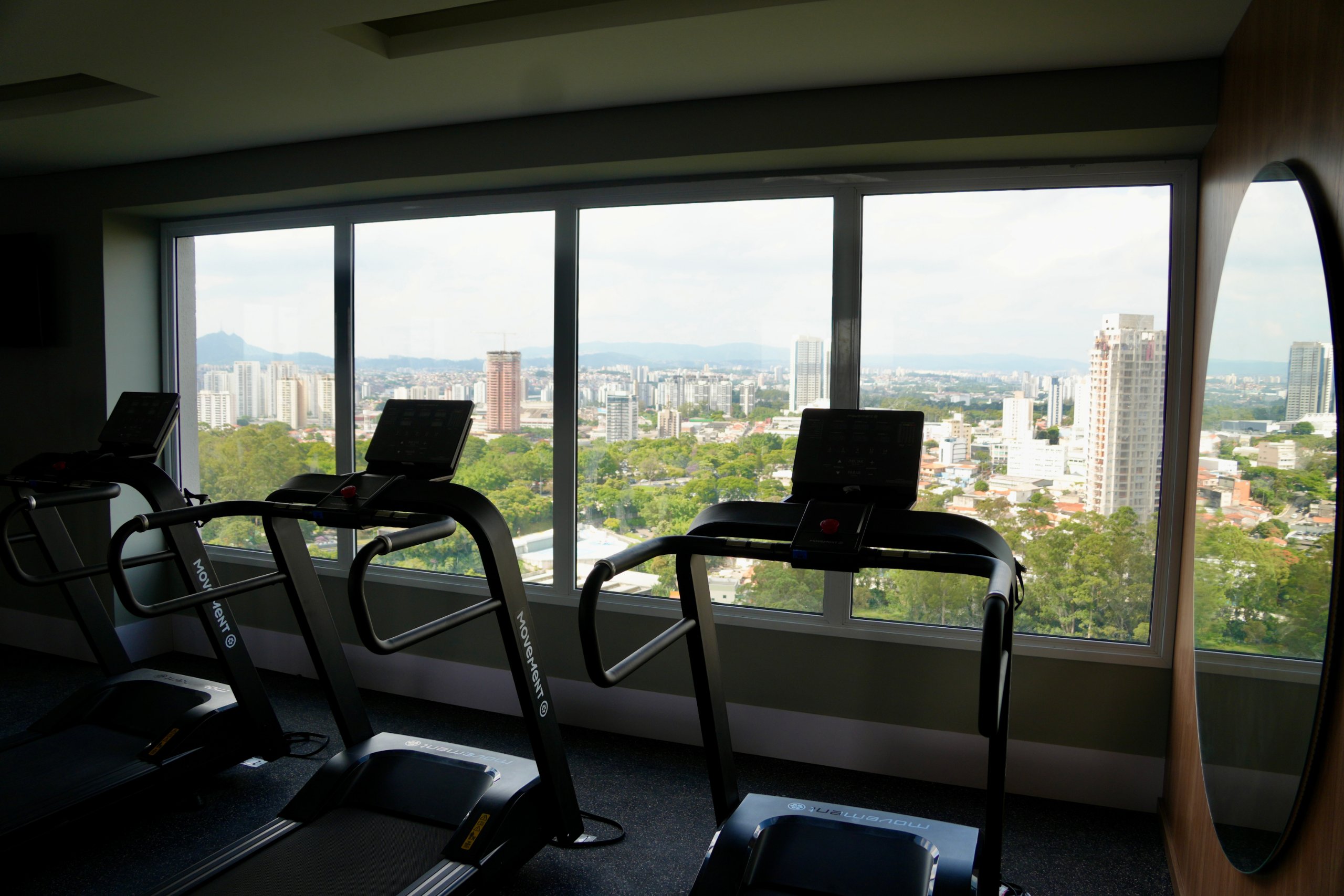 Academia com vista panorâmica