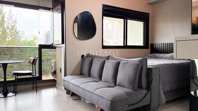 apartamento — Vila Mariana — à venda 42m²  Decorado e Mobiliado — foto 1