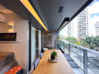 apartamento — Brooklin Novo — à venda Semi-mobiliado 64m² , 1 suíte e 1 vaga no Brooklin — foto 3