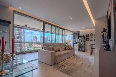 apartamento — Jardim das Acácias — Apartamento impecável no Brooklin para locação, 167m2, 3 Suítes, 3 Vagas — foto 1
